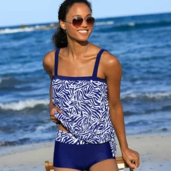 Boxer de bain modulable imprimé zèbre
