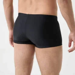 Boxer de bain uni noir