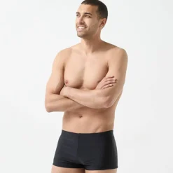 Boxer de bain uni noir