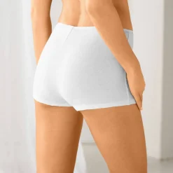 Boxer en coton extensible uni – Lot de 10