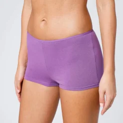 Boxer en coton extensible uni – Lot de 10