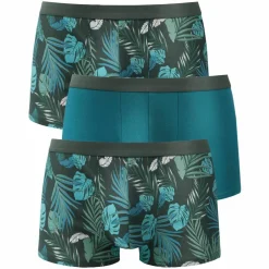 Boxer imprimé feuillage - lot de 3
