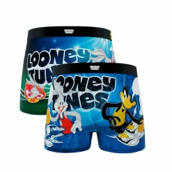 Boxer jersey stretch Looney Tunes Sport Freegun® - lot de 2