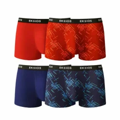 Boxer élastiqué fantaisie - lot de 4
