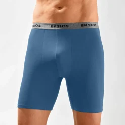 Boxer long coupe short - lot de 2