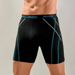 Boxer long à surpiqûres coupe short - lot de 2