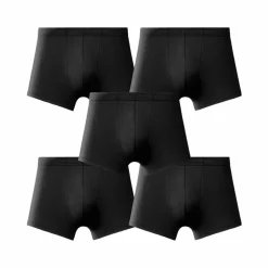 Boxer uni ceinture élastiquée recouverte - lot de 5