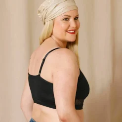 Brassière coton et dentelle