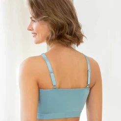 Brassière coton et dentelle