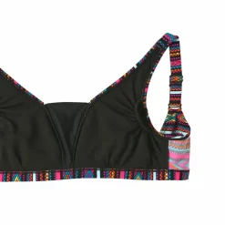 Brassière de bain post opératoire sans armatures imprimé ligne Brésilien