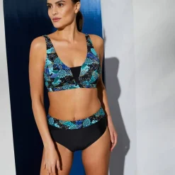 Brassière imprimée sans armature ligne post-opératoire PALOMBIA