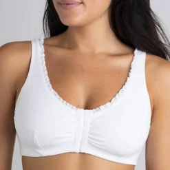 Brassière post-opératoire sans armatures- ouverture devant