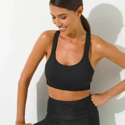 Brassière sport fermeture auto-agrippante — sans armatures
