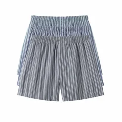 Caleçon flottant rayé tissé teint - lot de 3