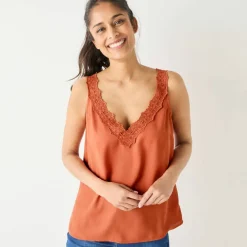 Caraco uni col V dentelle