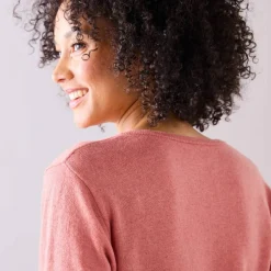 Cardigan boutonné, laine d'agneau