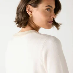 Cardigan boutons dorés, détails brillants