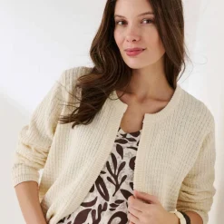 Cardigan en maille manches longues
