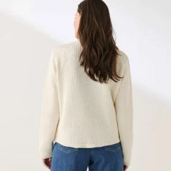 Cardigan en maille manches longues
