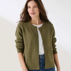 Cardigan en maille manches longues