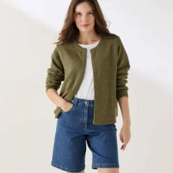 Cardigan en maille manches longues