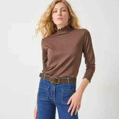 Ceinture boucle coloris doré, croûte de cuir