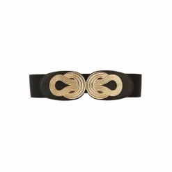 Ceinture élastiquée boucle effet nœud