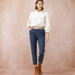 Ceinture élastiquée double boucle