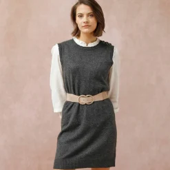 Ceinture élastiquée double boucle
