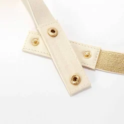 Ceinture réglable à perles fantaisie