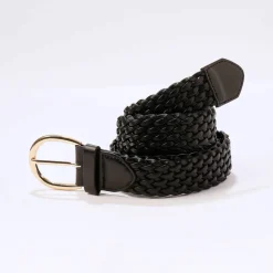 Ceinture tressée boucle ovale