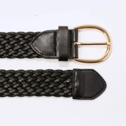 Ceinture tressée boucle ovale