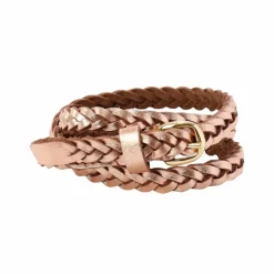 Ceinture tressée, cuir