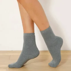 Chaussette chaleur intérieur bouclette - lot de 2 paires