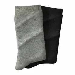 Chaussette chaleur intérieur bouclette - lot de 2 paires
