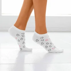 Chaussettes basses motifs assortis - lot de 4 paires