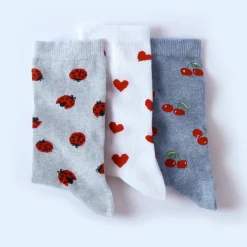 Chaussettes imprimées - lot de 3 paires