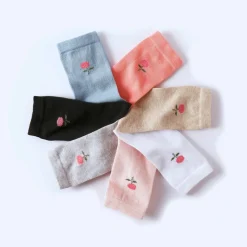 Chaussettes imprimées "rose" - lot de 7 paires