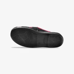 Chaussons mules - brodés fleurs