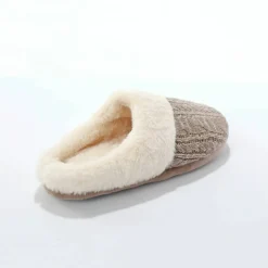 Chaussons mules tricot