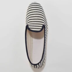 Chaussons rayés