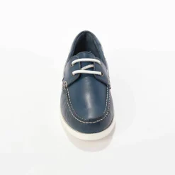 Chaussures bateau en cuir