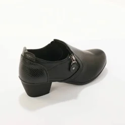 Chaussures trotteur fantaisie zippées - largeur confort
