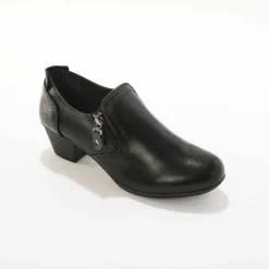 Chaussures trotteur fantaisie zippées - largeur confort