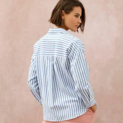 Chemise ample rayée