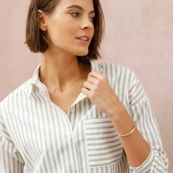 Chemise ample rayée
