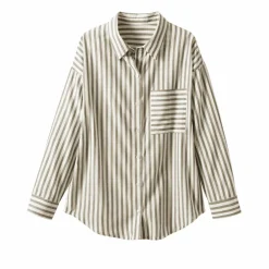 Chemise ample rayée