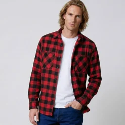 Chemise carreaux écossais flanelle