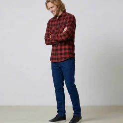 Chemise carreaux écossais flanelle