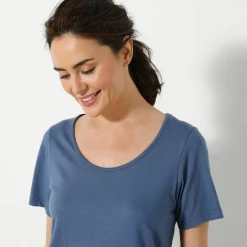 Chemise de nuit courte imprimé chat - lot de 2